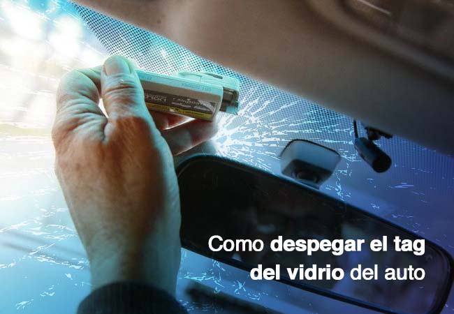 Cómo despegar el TAG del auto