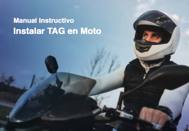 instalar tag en moto