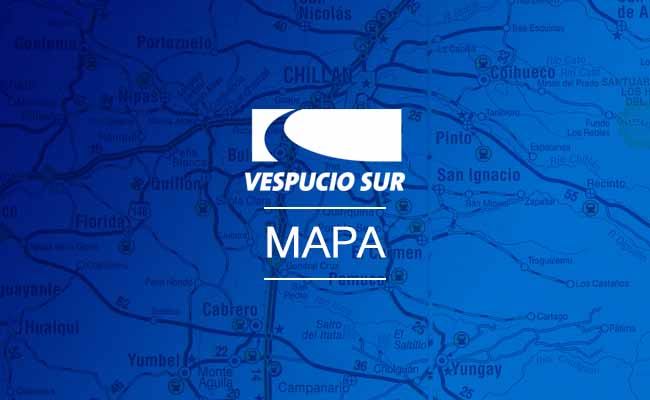 Mapa Vespucio Sur