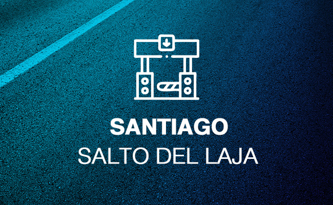 ¿Cuántos peajes hay de Santiago a Salto del Laja?