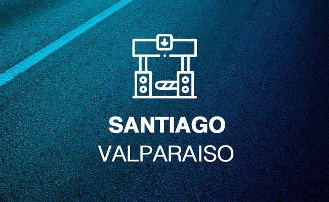 Cuántos peajes hay de Santiago a Valparaíso